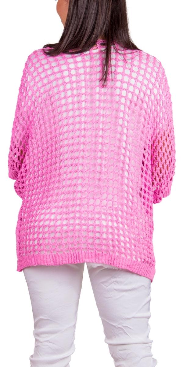 Rosana Knit Cardigan - Gigi Moda - Made in Italy # Cardigan, coats, comforatable fit, Gigi Moda, holes, Jacket, Jackets, Knit, Knit Cardigan, made in italy, shop gigi moda, womans clothing