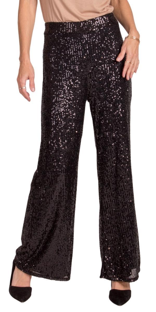 Festa Sequin Pant - Gigi Moda - Made in Italy # gigi moda, holiday, Made in Italy, Pants, sequin, sequined pants, sparkle