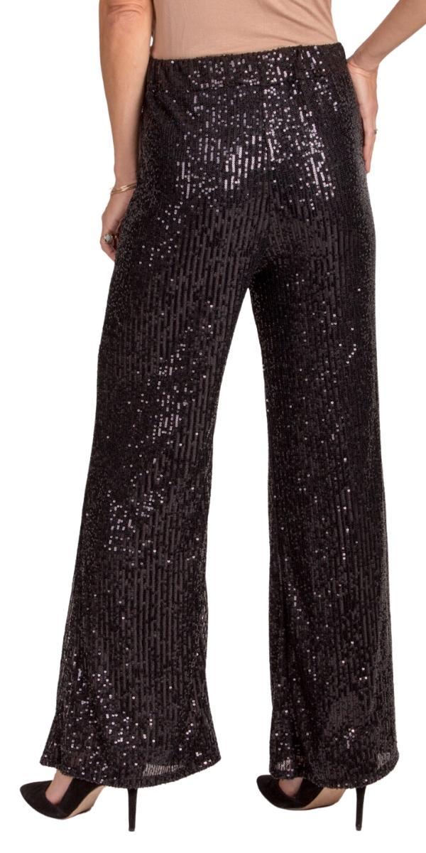 Festa Sequin Pant - Gigi Moda - Made in Italy # gigi moda, holiday, Made in Italy, Pants, sequin, sequined pants, sparkle