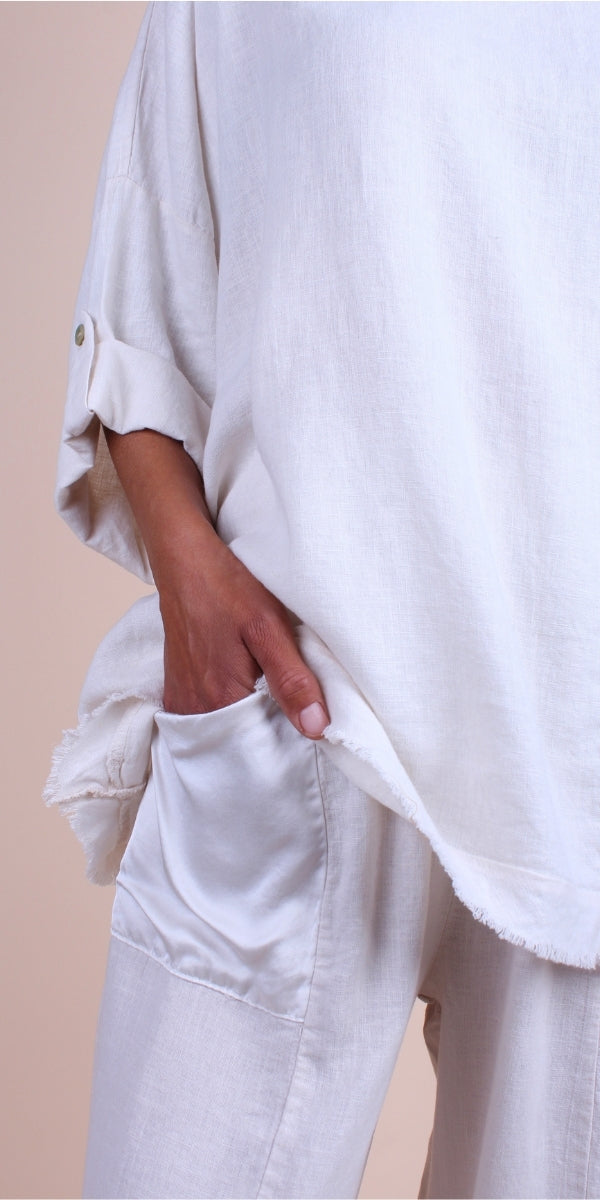 Ginevra Linen Blouse