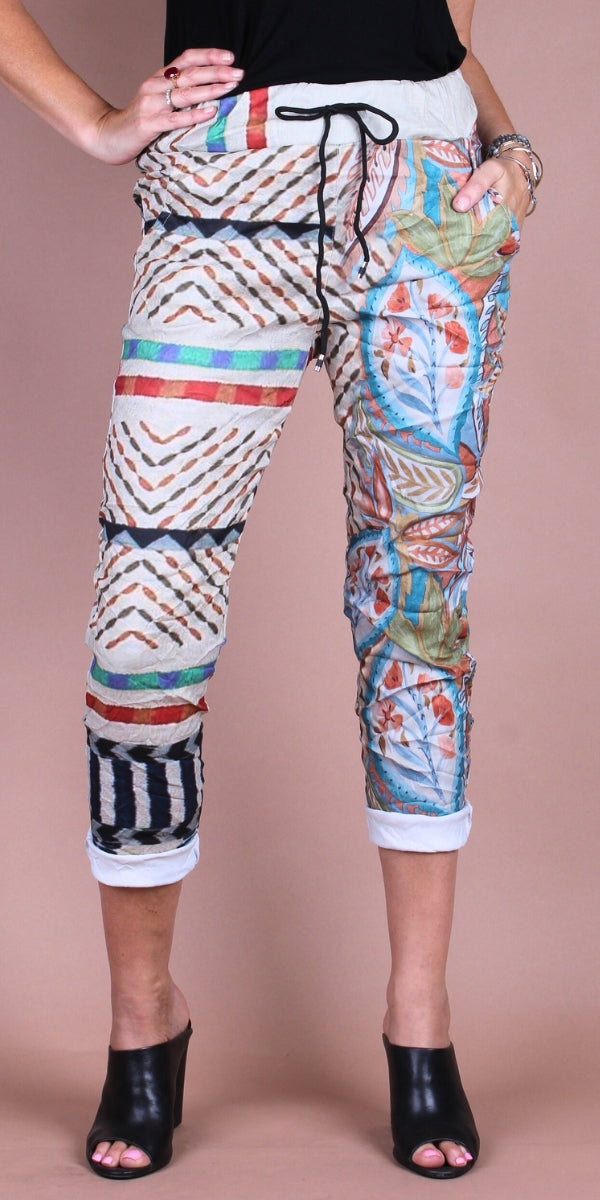 Geniviv Aztec Print Pant
