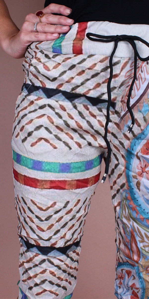 Geniviv Aztec Print Pant