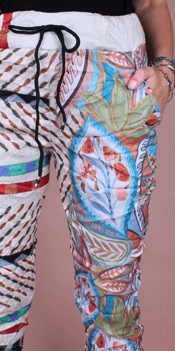 Geniviv Aztec Print Pant