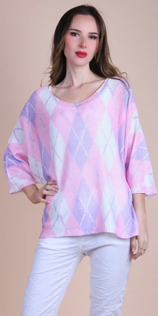 Diamante Batwing Sweater