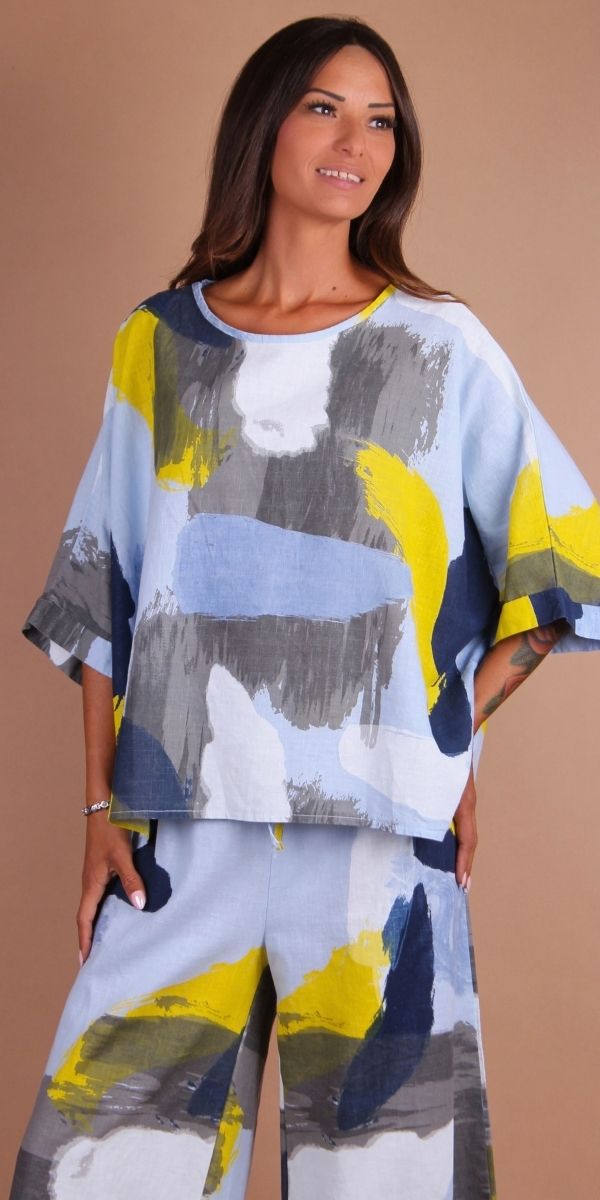 Lucy Brushstroke Blouse