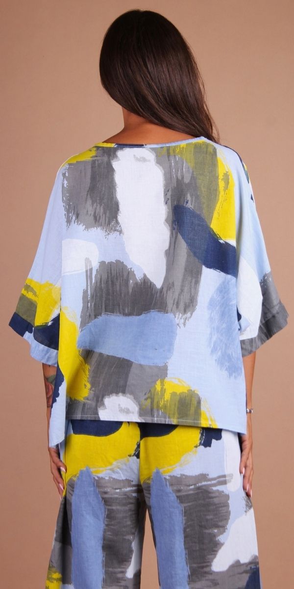Lucy Brushstroke Blouse