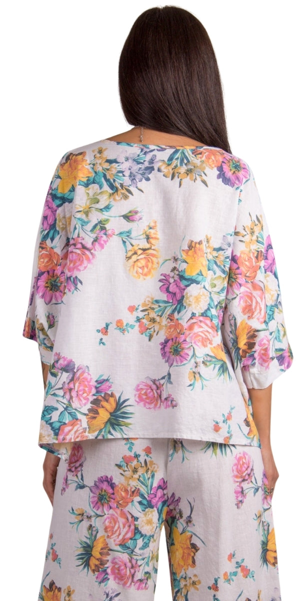 Lucy Bouquet Print Blouse
