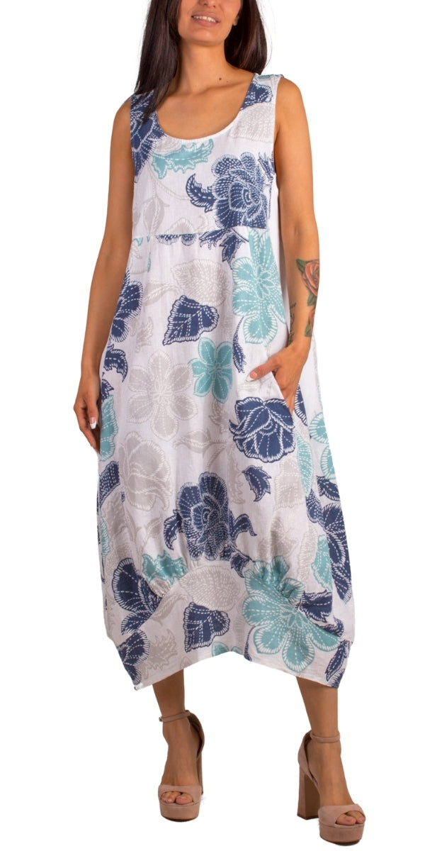 Luna Batik Print Dress