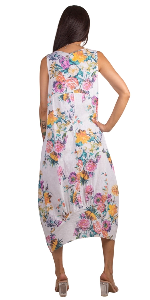 Luna Bouquet Print Dress