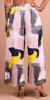 Giulana Brushstroke Capri Pants