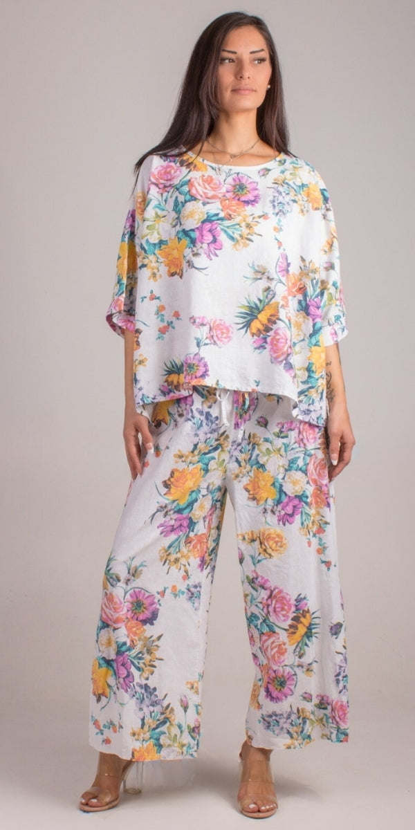 Lucy Bouquet Print Blouse