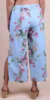 Giulana Pink Morning Glory Capri Pants