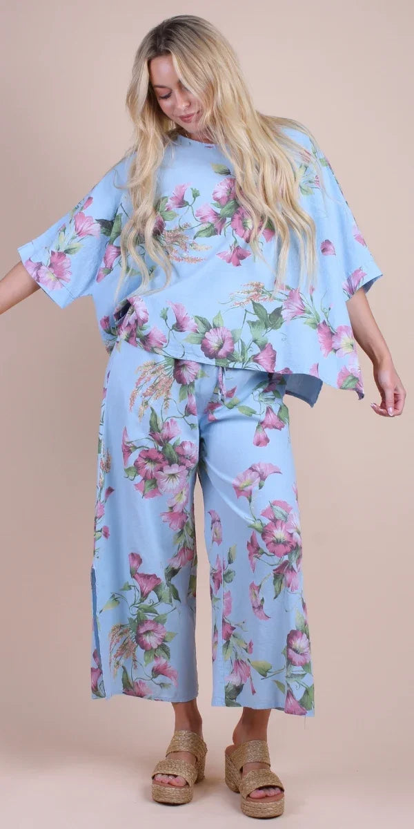 Lucy Pink Morning Glory Blouse