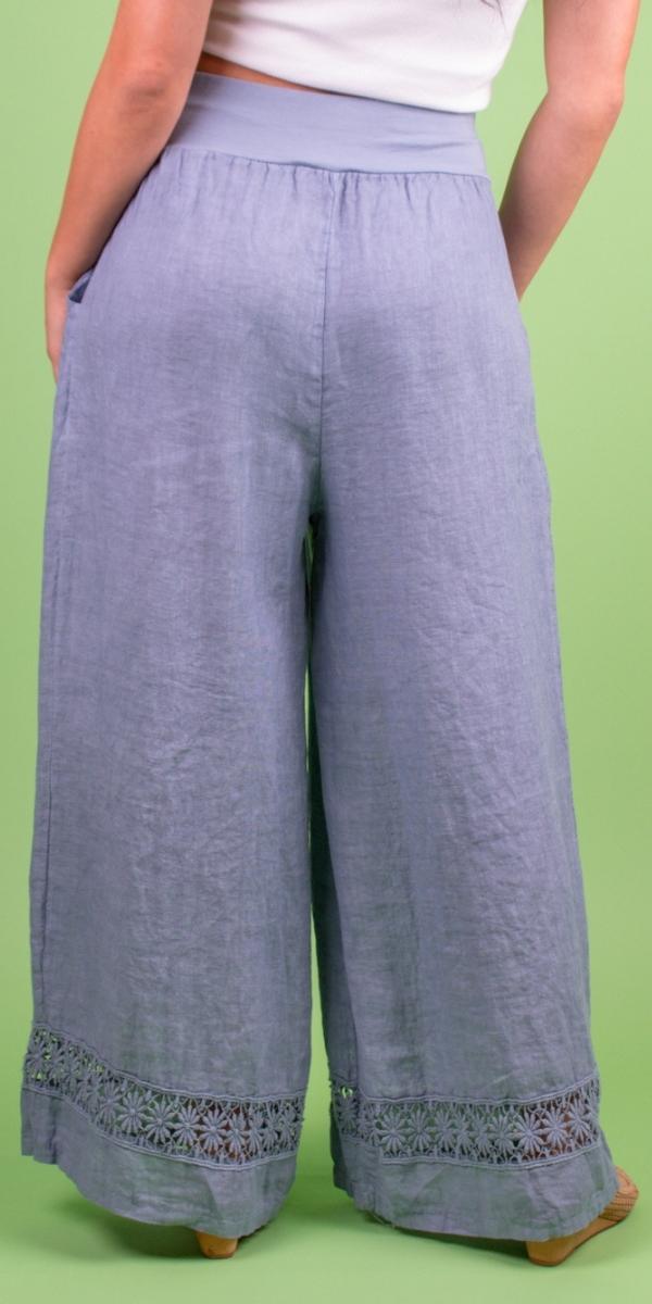 Marca Linen Pants - Shop Gigi Moda - Made in Italy