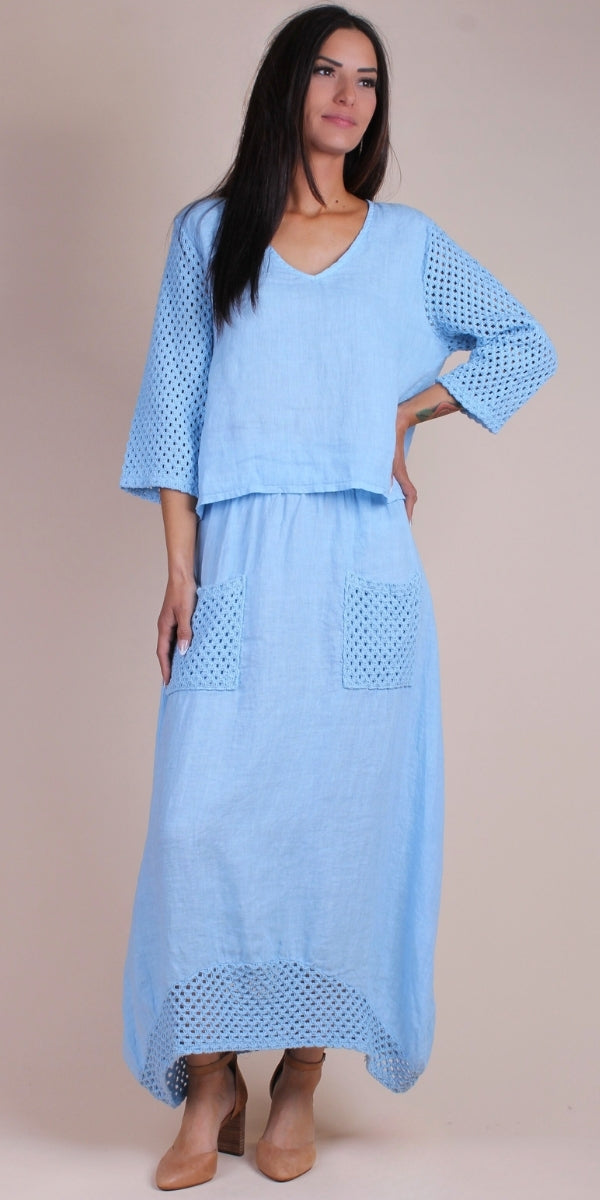 Primavera Linen Skirt