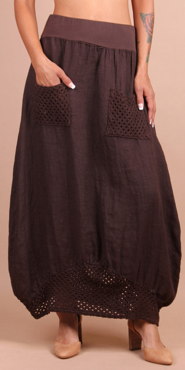 Primavera Linen Skirt