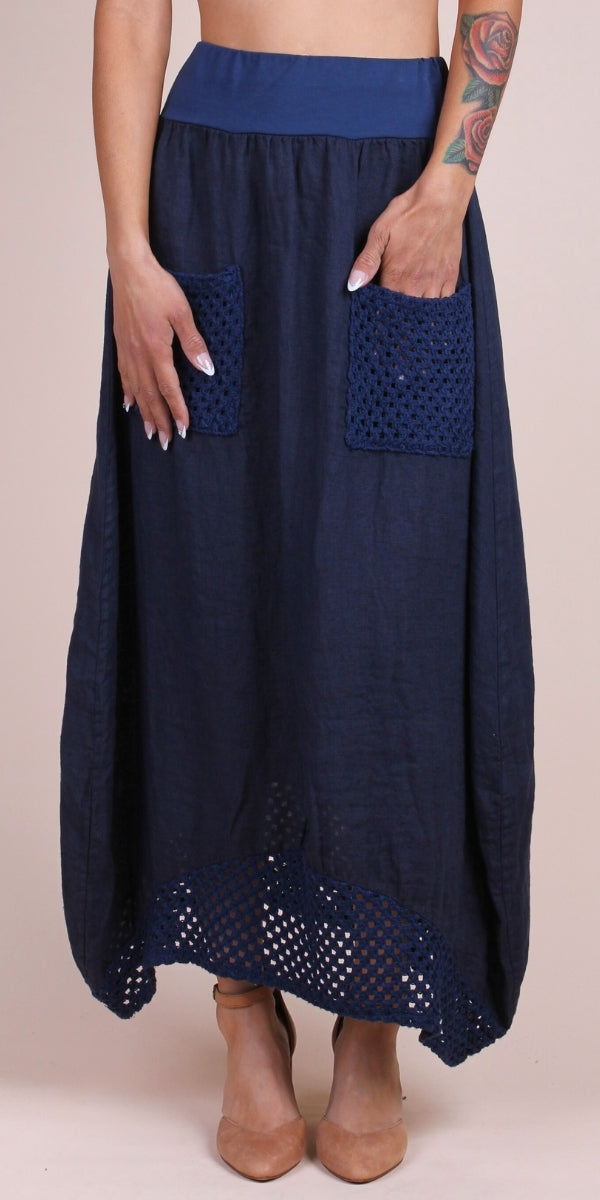 Primavera Linen Skirt