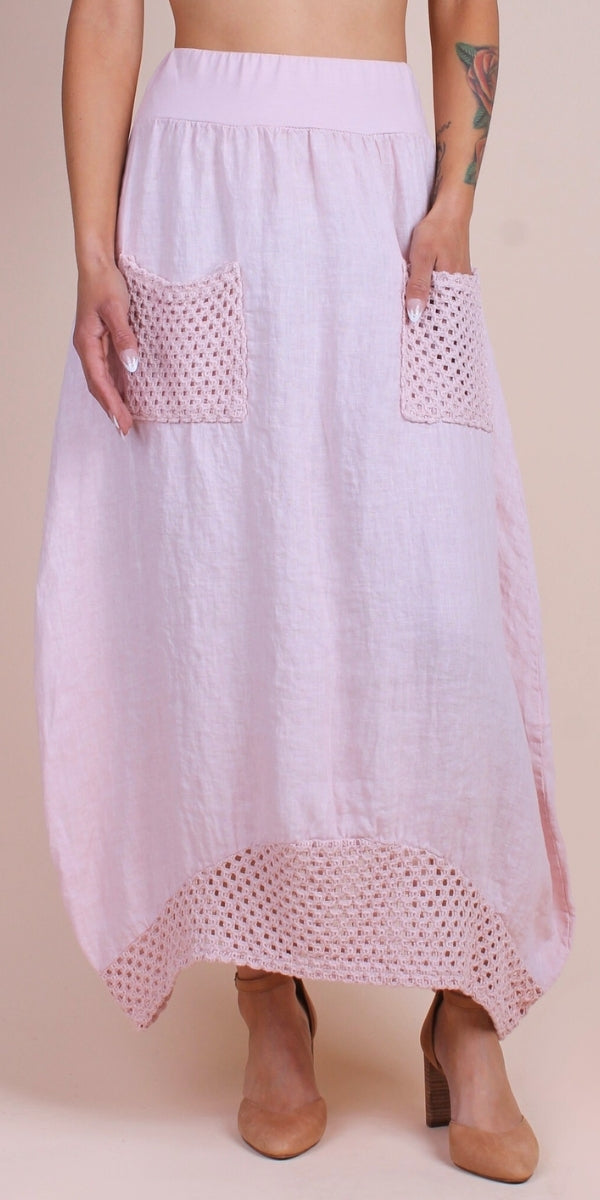 Primavera Linen Skirt