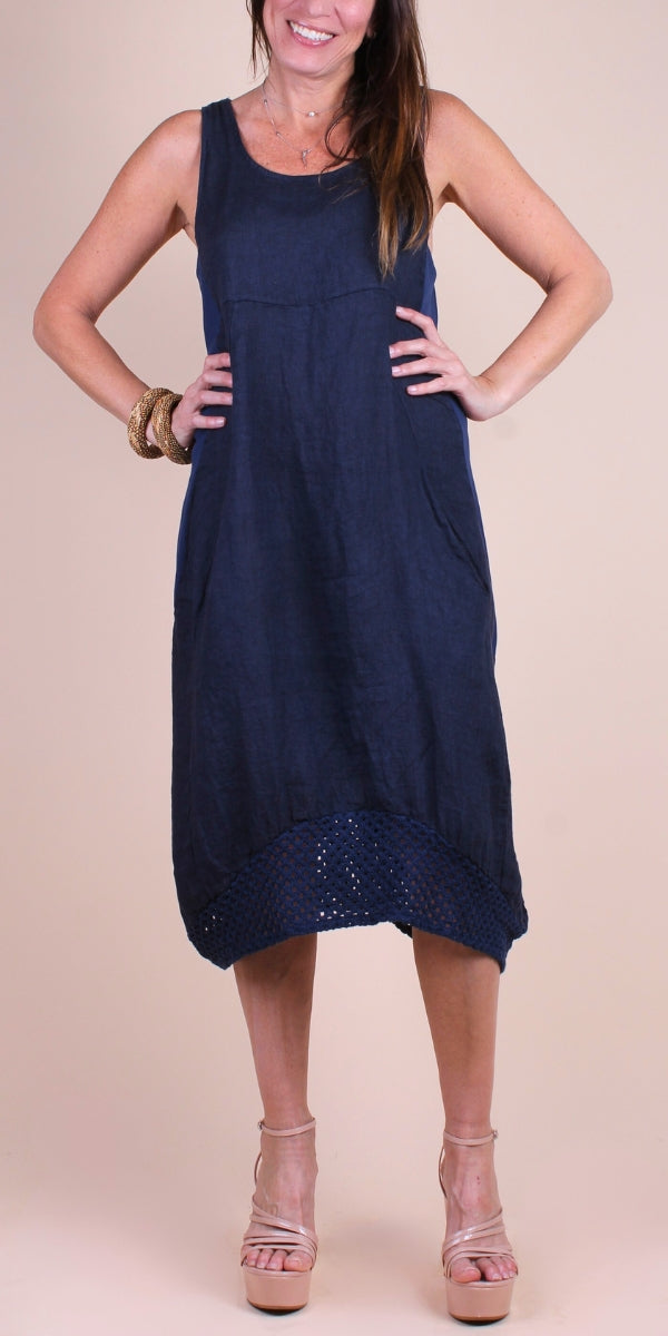 Primavera Linen Dress