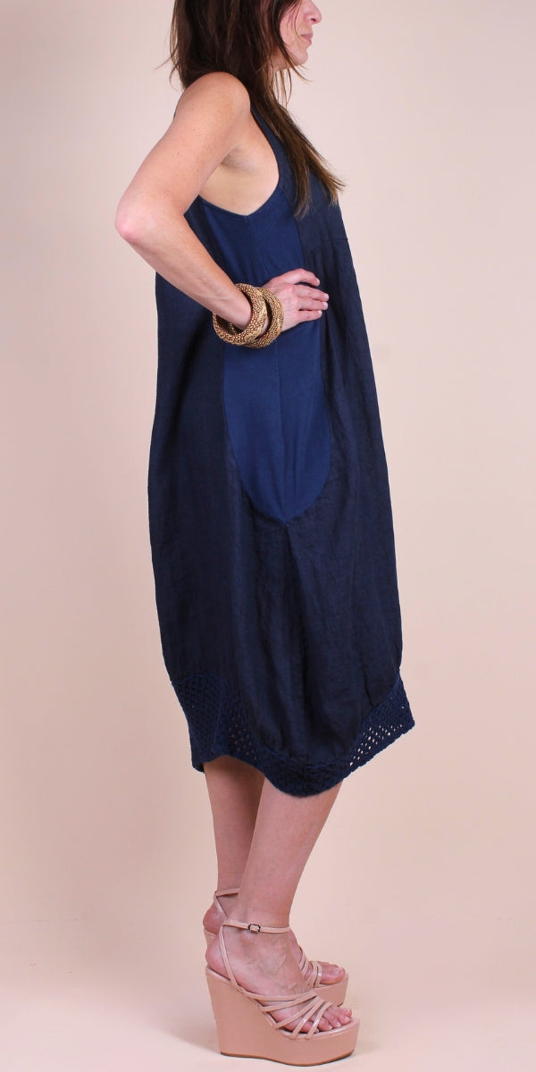 Primavera Linen Dress