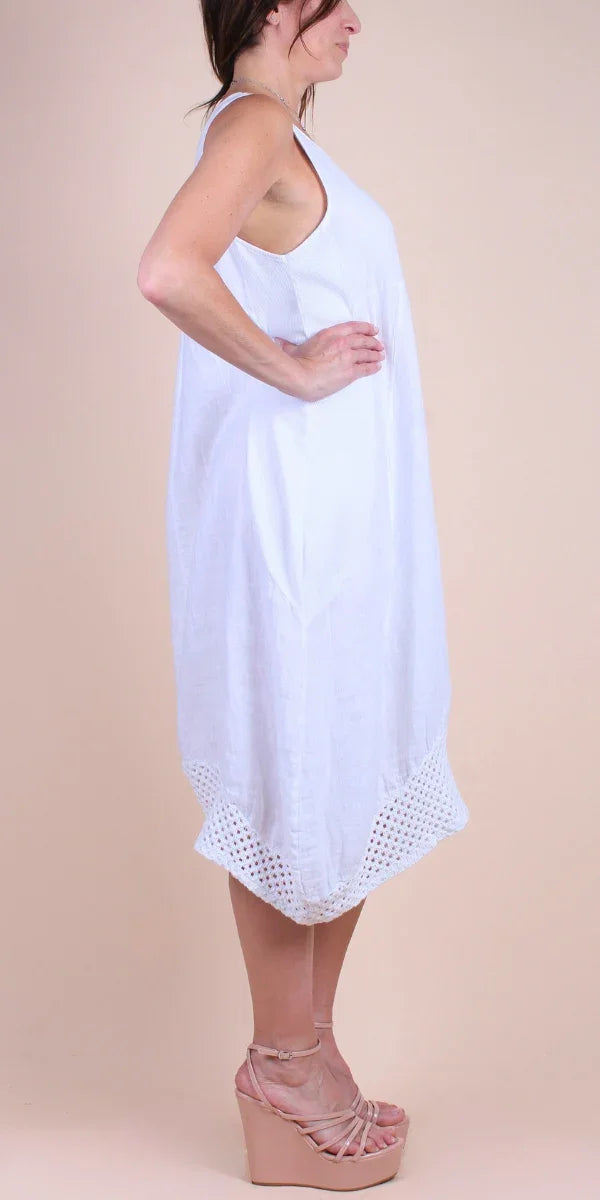 Primavera Linen Dress