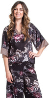 Midnight Blossom Blouse
