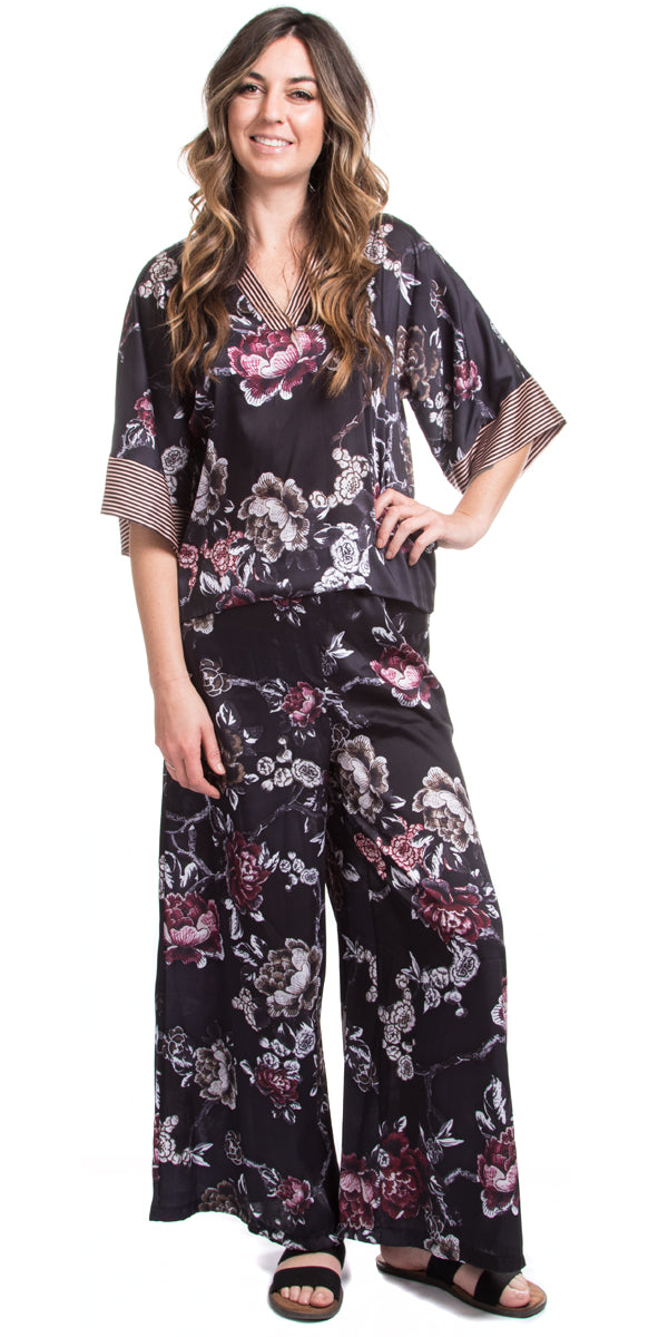 Midnight Blossom Blouse
