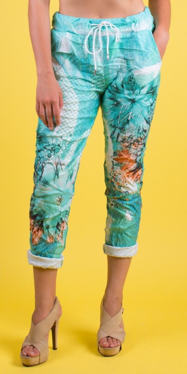 Geniviv Aquatic Print Pant