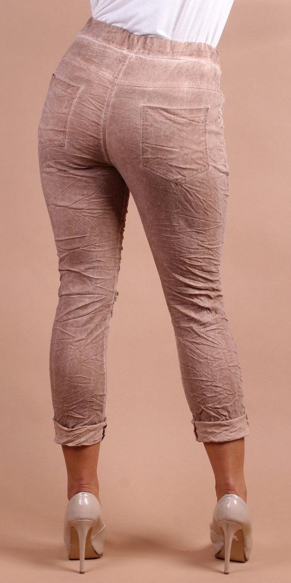 Il Festino Pants - Gigi Moda - Made in Italy # animal print, cropped pant, Cropped pants, drawstring pant, drawstring pants, free shipping, Gigi Moda, Made in Italy, one size, OS, Pants, patches, rhinestone, Sequins, Tie waist, washable