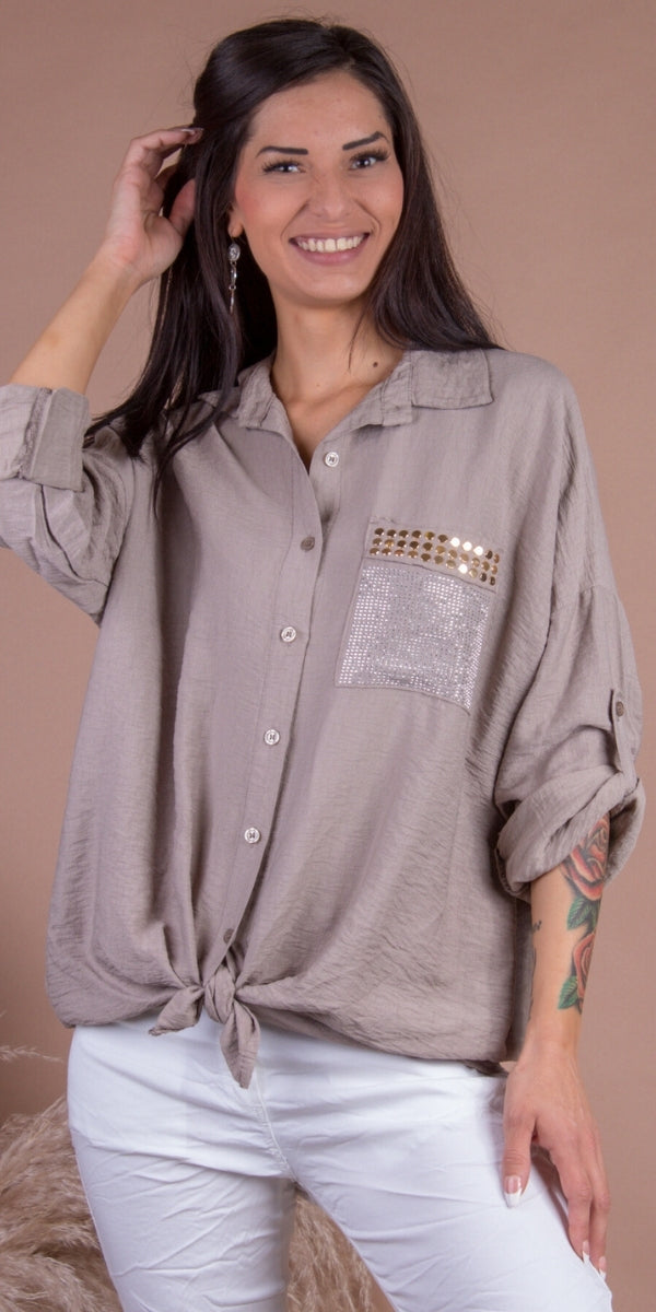 Liza Studded Shirt