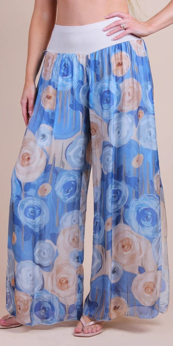 Jasmin Bloom Slit Pant