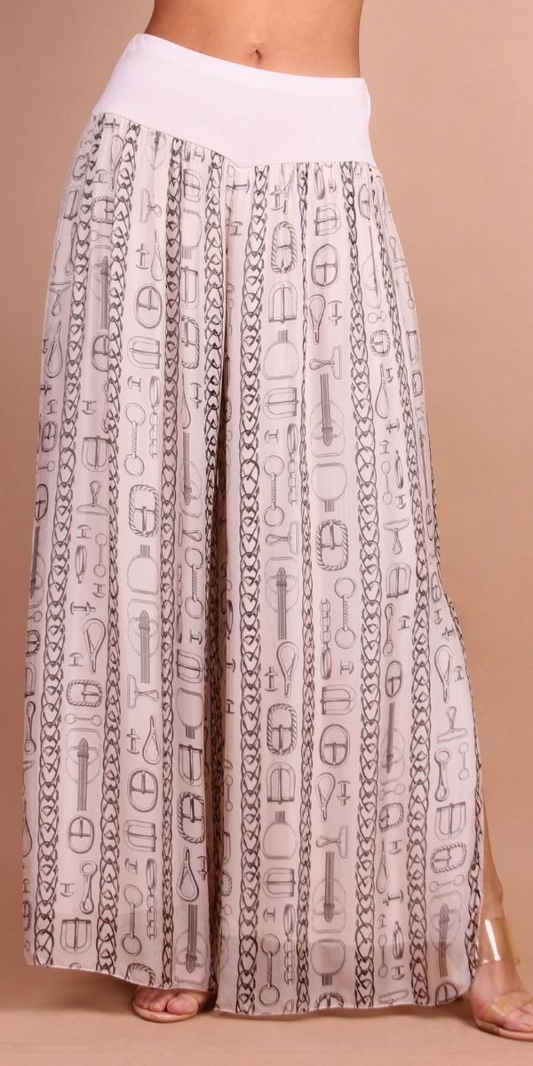 Jasmin Fibbia Slit Pant