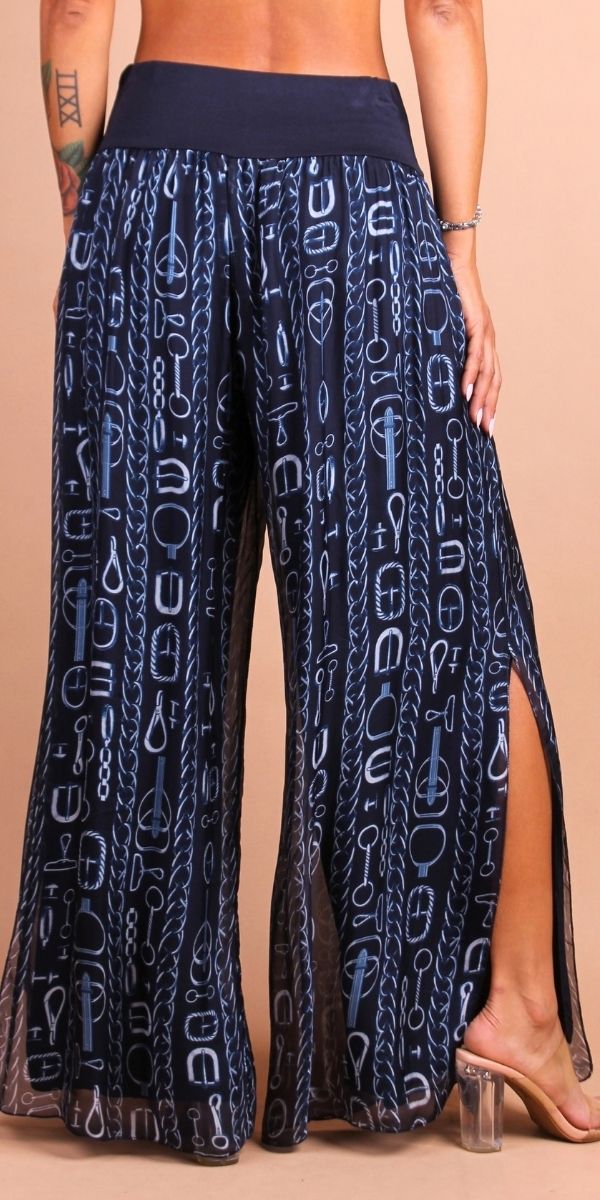 Jasmin Fibbia Slit Pant