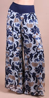 Jasmin Damask Slit Pant