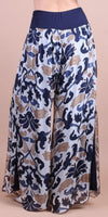 Jasmin Damask Slit Pant