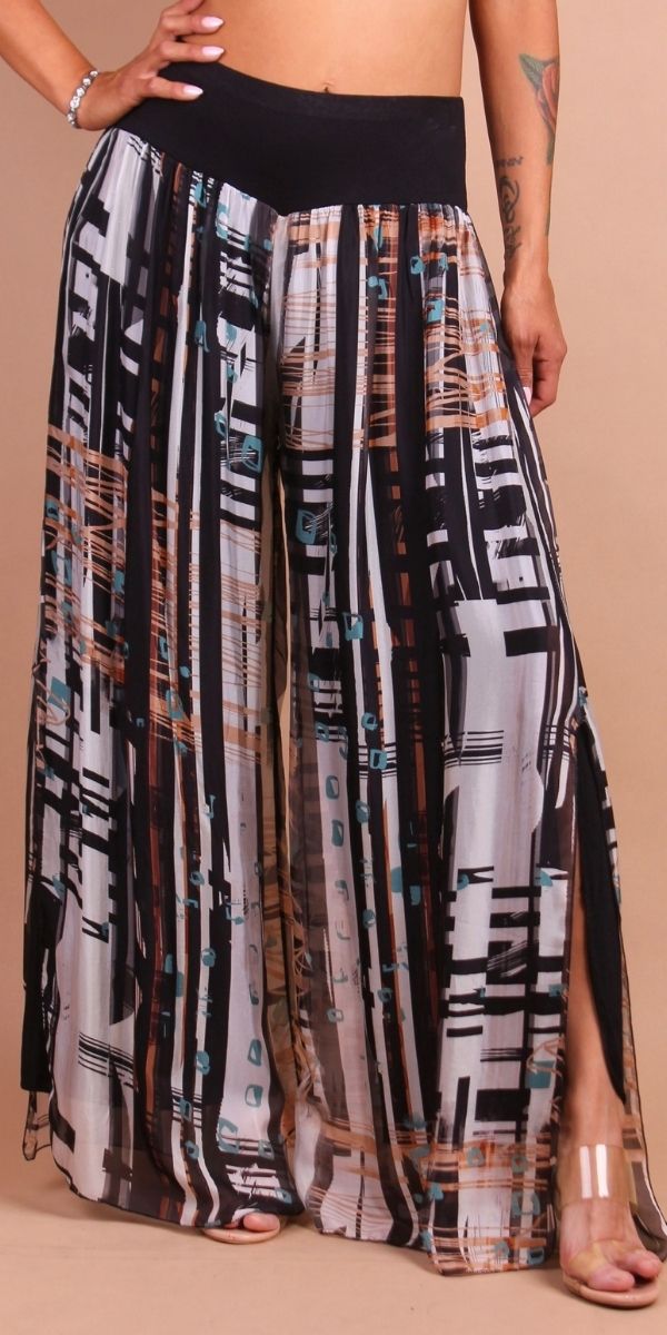 Jasmin Graffio Slit Pant