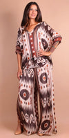 Jasmin Ikat Slit Pant