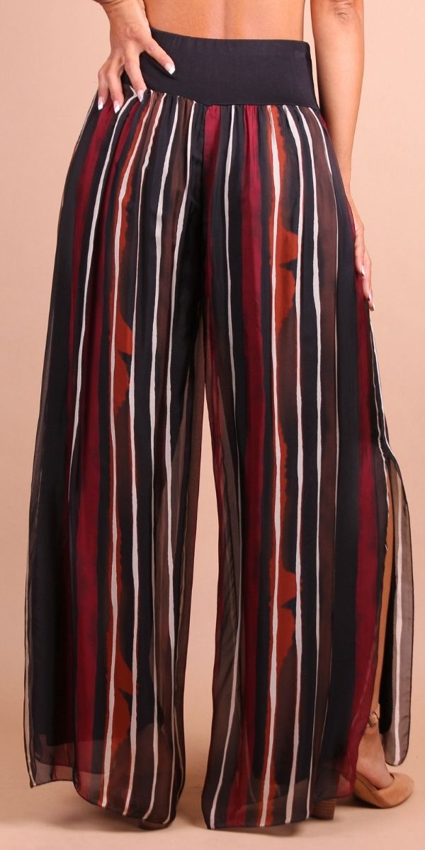 Jasmin Rigata Slit Pant