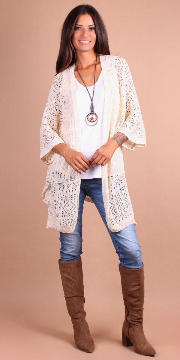 Sogno Crochet Cardigan