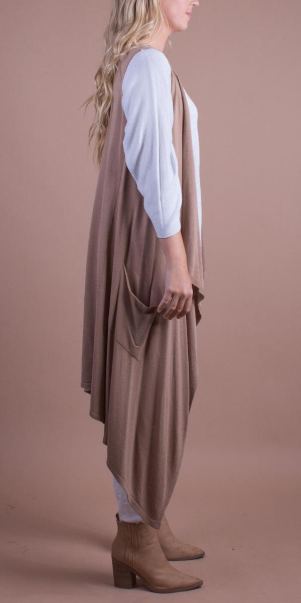 Stile Knit Duster - Gigi Moda - Made in Italy # Cardigan, Gigi Moda, Jacket, Knit, Knit Cardigan, Made in Italy, maxi cardigan, OS, Pockets