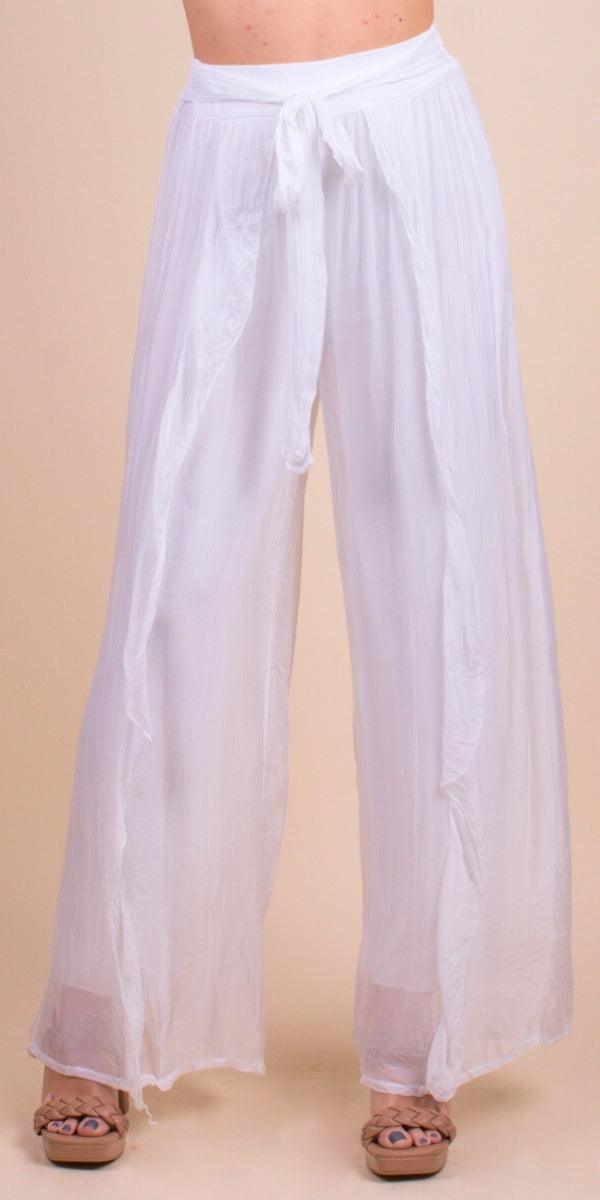 Clarisse Silk Pant - Shop Gigi Moda - Made in Italy