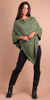 Affetto Knit Poncho