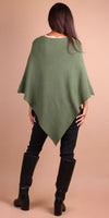 Affetto Knit Poncho
