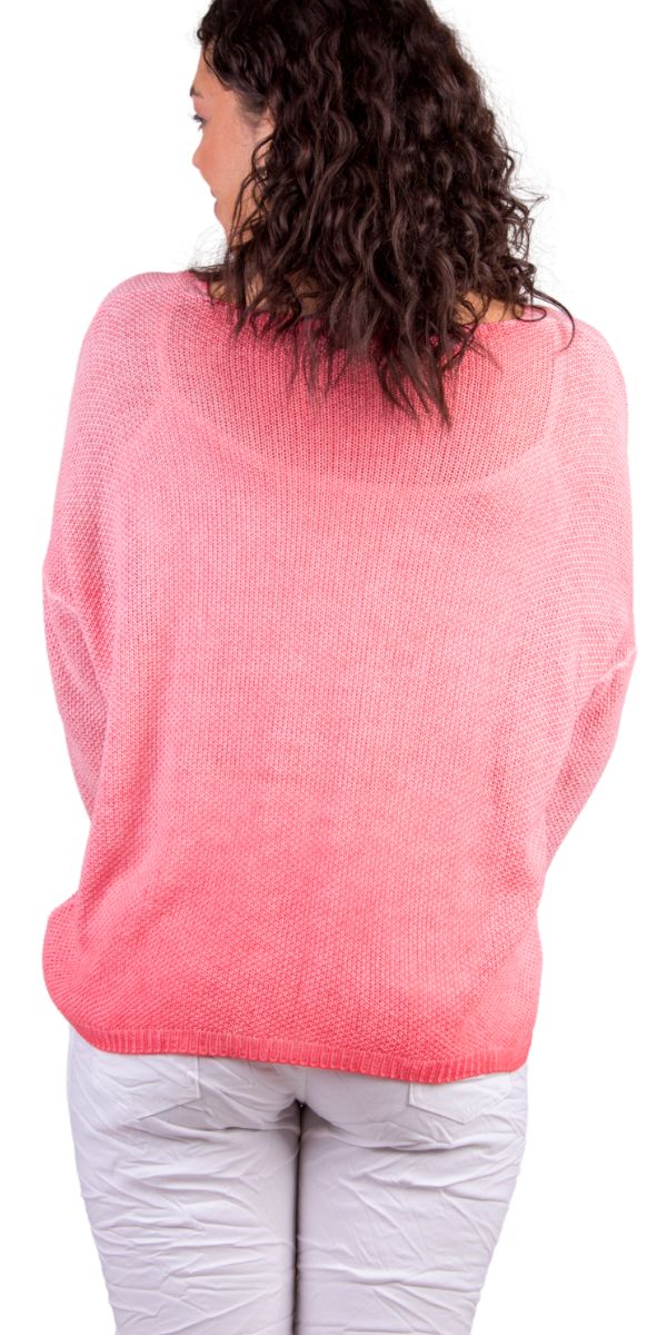 Emma Sweater - Gigi Moda - Made in Italy # Gigi Moda, Knit, knit sweater, Long Sleeve, made in italy, one size, Sweater, Top, V Neck