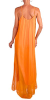 Venus Silk Dress - Gigi Moda - Made in Italy # 100% Silk, Dress, Gigi Moda, Made in Italy, Maxi Dress, OS, resort, resort wear, Silk, Sleeveless, Spaghetti Strap, washable