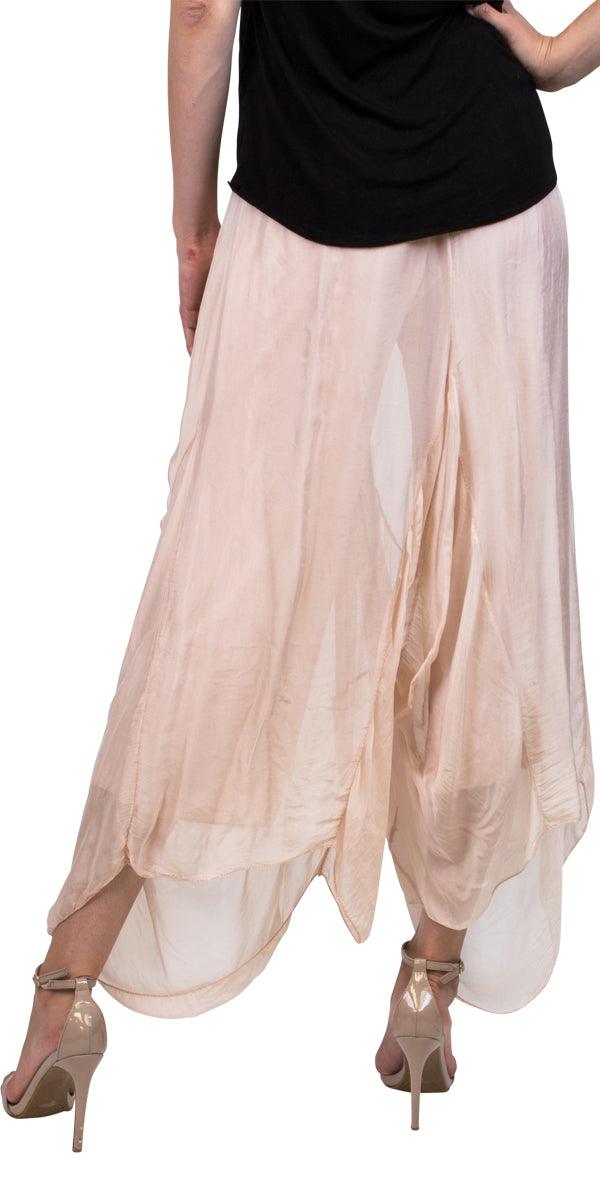 Macha Pant - Gigi Moda - Made in Italy # 100% Silk, balloon pant, Gigi Moda, hand wash, Italian pant, Made in Italy, OS, Pants, Silk, washable