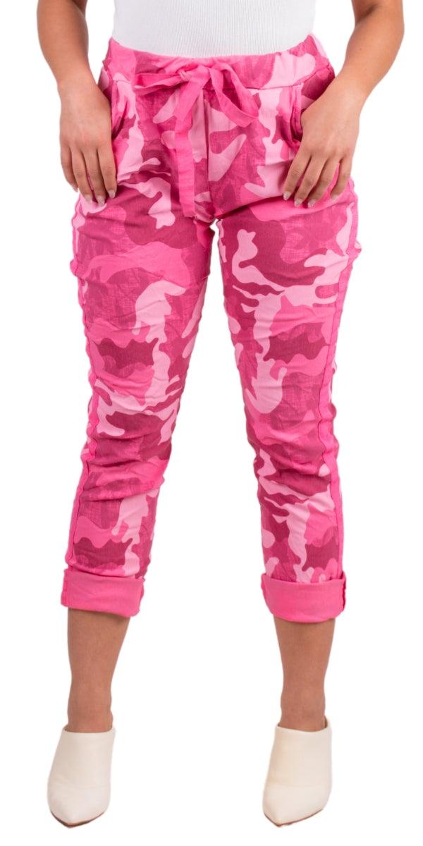 Camo capri joggers online