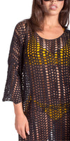 Baia Crochet Dress Cover Up - Gigi Moda - Made in Italy # beach dress, Cover Up, Crochet, crochet dress, Gigi Moda, made in italy, midi dress, resort dress, resort wear, swimsuit cover up