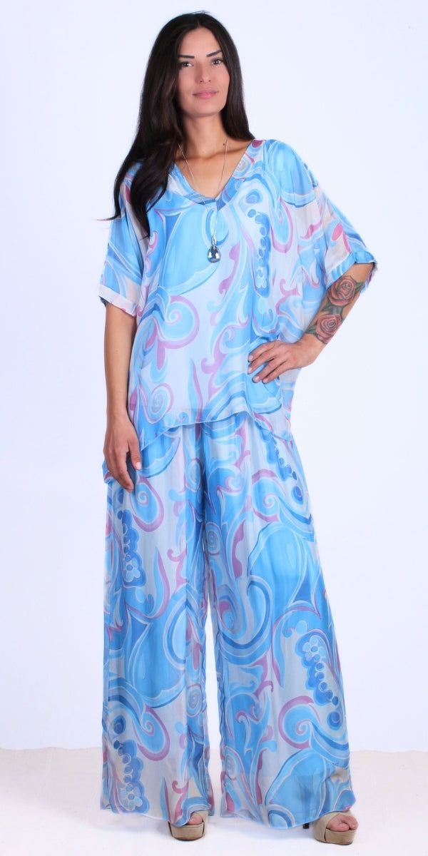 Angelo Vortice Silk Pant