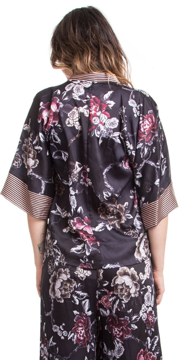 Midnight Blossom Blouse